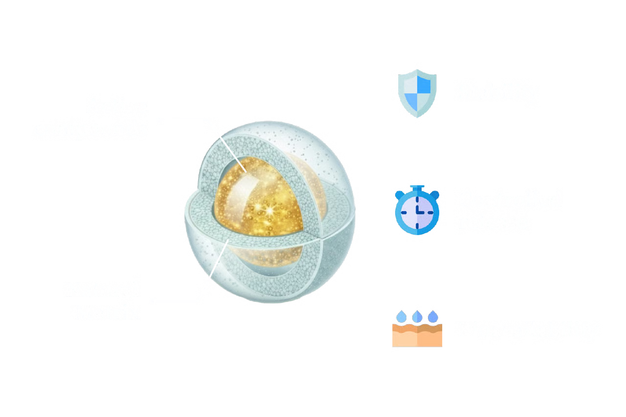 独家 NutriSeal<sup>™</sup> 微囊化技术